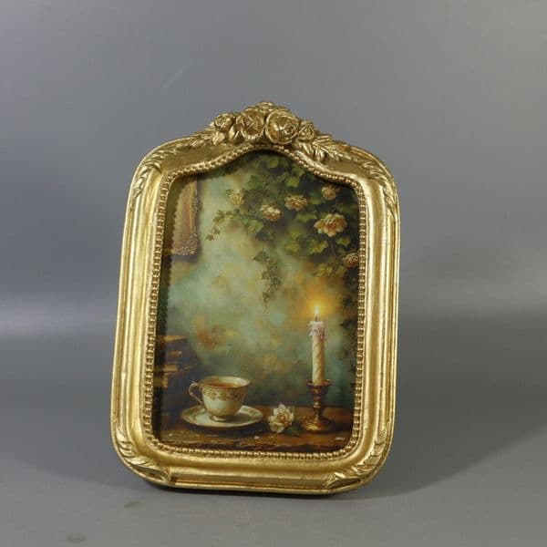 Indoor Home Decoration Resin Photo Frame Gold Picture Frame High Quality Decorative Crafts