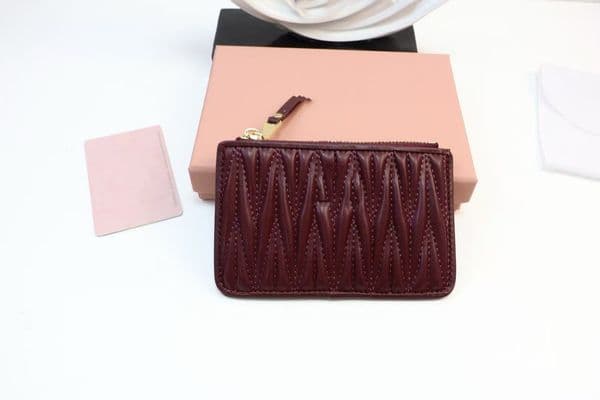 2026New high-quality luxury designer classic card holder wallet handbag credit card wallet embossed envelope wallet with box dustproof bag