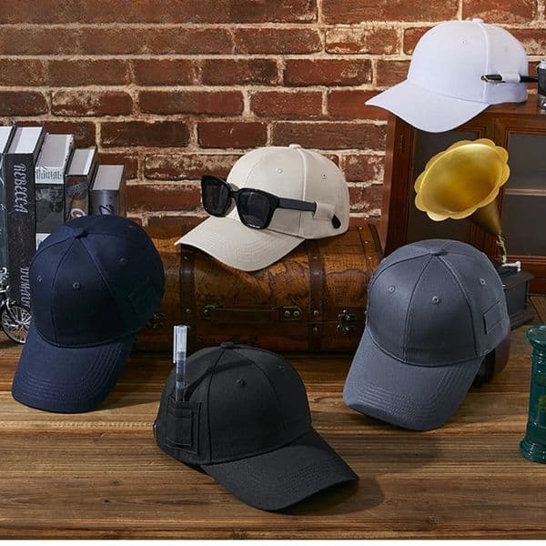 High Quality Baseball Cap with Sunglasses Holder and Pen Pocket Lady Fashion Sun Caps Big Head Men Sports Oversize Hat 260109