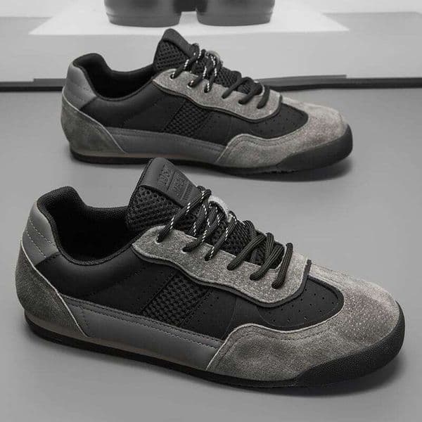 De Xun Men's Autumn Breathable Trendy Brand Versatile Casual Sports Shoes Youth Running Non-Slip Soft Sole Forrest Gump Sneakers