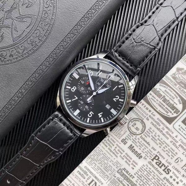 New arrive Business Mens Watches Brand Luxury Quartz Casual Watch Fashion Waterproof Leather Wristwatch For Man Designer Vintage watch 41MM Gift Clock