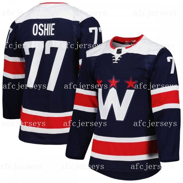 Personalized Custom Hockey Jerseys 8 Alexander Ovechkin 77 TJ Oshie for Men Women Ice Hockey Shirts