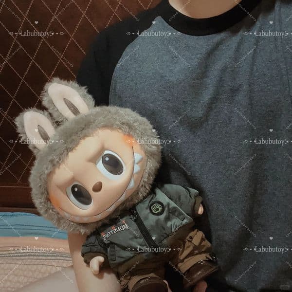 Hot The Monsters Labubu Jump For Joy Vinyl Plush Doll 38cm Big Stuffed Toys For Gifts yizhixing