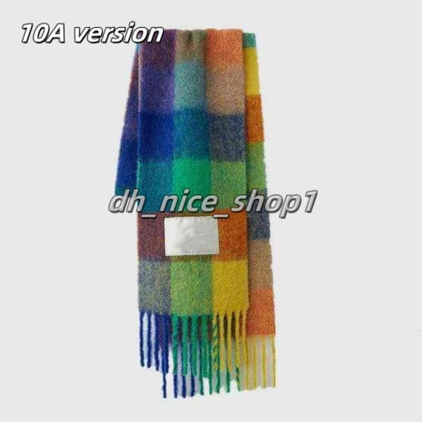 Acnes Scarf Designer Scarf Winter Scarfs Acnestudiosscarf Soft Thick Fashion Luxury Scarves Classic Check Plaid Shawls Medium Length Versatile Neckerchiefs b68