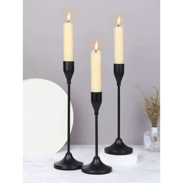 Valentine's Day 3Pcs/Set European Style Metal Holders Fashion Wedding Table Candle Stand Exquisite Candlestick Christmas Tabl 26Y0114