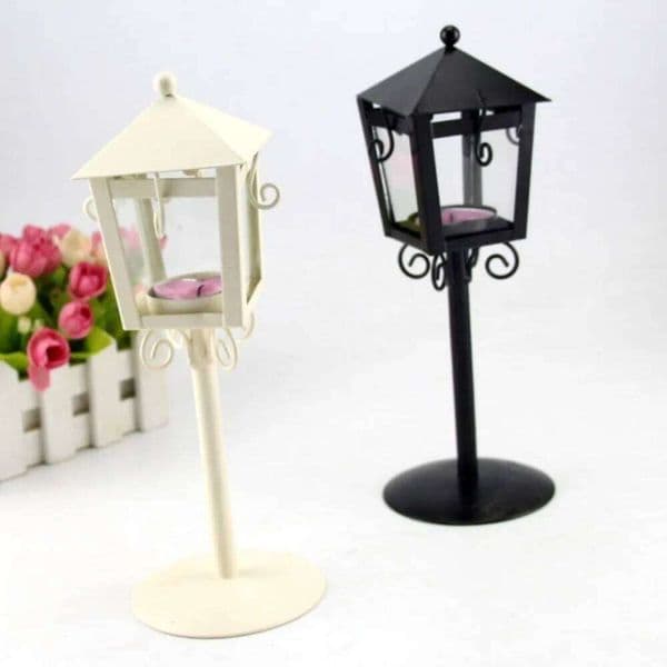 Valentine's Day Candleholders Vintage Holder Simple European Style Romantic Candlestick Classical Luxury Candle Lantern for Wedding 26W0114
