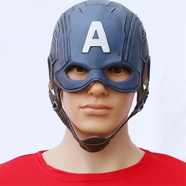 Movie Superhero USA Steve Captain Cosplay Mask Soft Latex Full Head Breathable Halloween Party Cosplay Costume Props Chrismas 260107