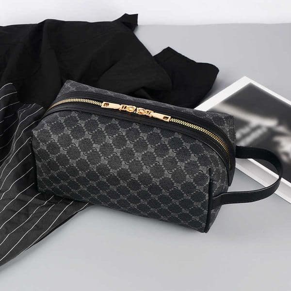 Classic Print Large Capacity Casual Clutch Bag Portable Fitness Storage Bag Small Handbag New Fashion Print Makeup Bag