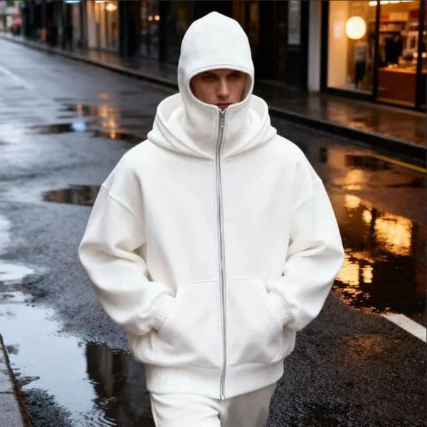 Mens Womens Hiking Y2K Gothic Harajuku Autumn Winter Mens Hooded Sweater Double Sided Hooded Zipper Sportswear 260114