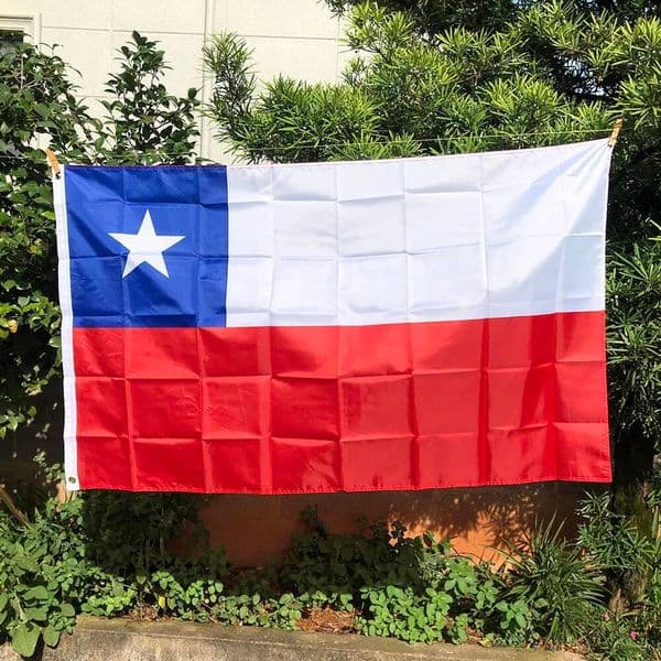 90x150cm Chile Flag Polyester Hanging Flag Indoor Outdoor Home Decoration Banner Flags National Flag