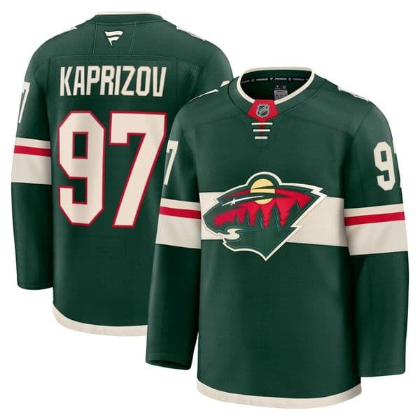 Custom Hockey Jerseys For Men women 97 Kirill Kaprizov Matthew Boldy Brock Faber