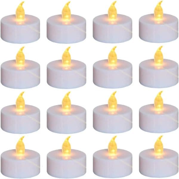 Flameless LED Electronic Candle Dropping Wax Tea Light Realistic Flames Led Lamp Christmas Halloween Wedding Home Decor 260114BJ