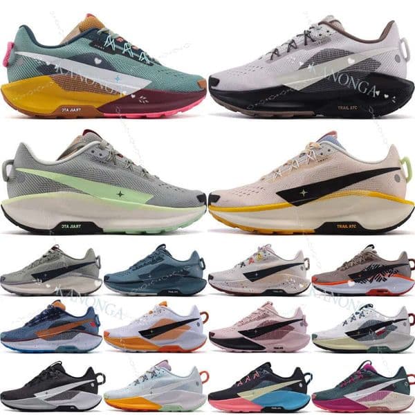 Trail 5 Top Men Women Running Shoes Reactspegasuses 5S ATC Designer Trainers Photo Blue Barely Volt Black Anthracite 3A+ Summit White Outdoor Sneakers Size 36-45
