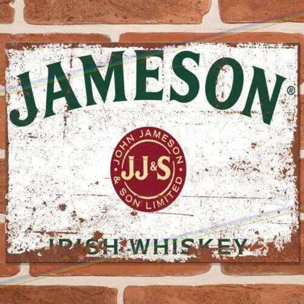JAMESON Metal Signs Man Cave Bar Whisky Whiskey Shed Wall Garage Poster Tin Sign 26W0115