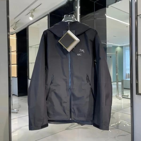 Artery jacket Men Designer Storm Waterproof Waterproof Breathable Hooded Coat Women Outdoor Cardigan Versatile top Tidal flow designer zipper Arcs jackets