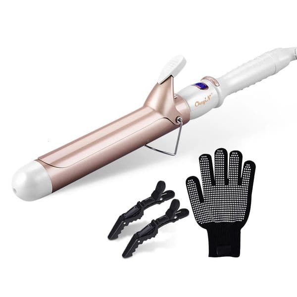CkeyiN 32mm 38mm Electric Curler for Women Professional Ceramic Curling Iron Adjustable Temperature Hair Styling Tool 260114 H260302