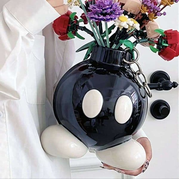 Valentine's Day 1Pc Original High-Looking Boom Ceramic Bomb Vase, Ins Style Home Decoration Ornaments Living Room Corridor Entrance 26Y0115
