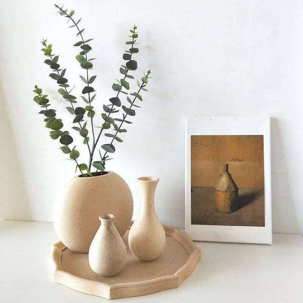 Valentine's Day Retro Wooden Flower Simple Vintage Vase Decoration Home Art Vases for Flowers Nordic Decorative Crafts Plant Pot Flo 26Y0115
