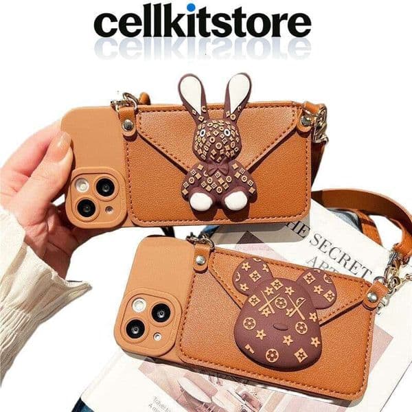 iPhone Case Phone Case for iPhone Compatible with Apple 15/16 Phone Case iPhone 14 Max Crossbody 17 Pro Strap Coin Card Holder 12P