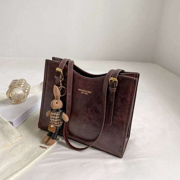 Women Vintage With Pendant Slouchy Tote Purse Large Capacity Fashion Shoulder Bag Ladies Travel Handbag Kl928 Kl928