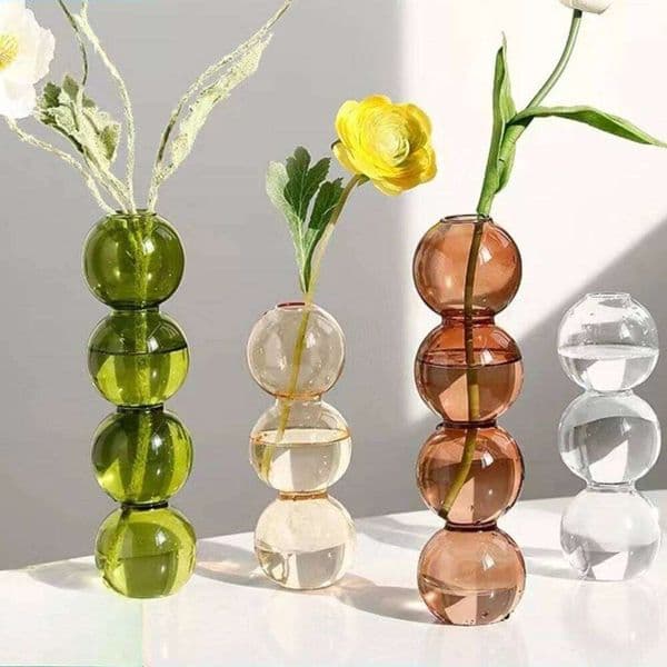 Valentine's Day Modern Simple Creative Homestay Utensils Decoration Bubble Vase Flower Arrangement Hydroponic Ball Glass 26Y0112 26Y0115