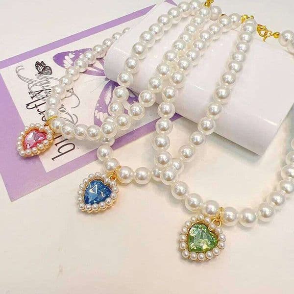 Adjustable Pet Pearl Necklace Accessories for Cats Gotas Animals Fashion Rhinestones Sphynx Cat Collar Kitten Dog collier chat 26Y0115