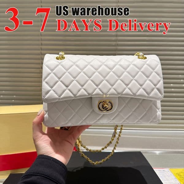 Designer Classic Caviar bag Luxury Bag Shoulder Bag Women's Crossbody Bags Travel Shopping Bag Leather Hardware Large capacity leather wallet black and white