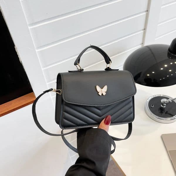 PU Versatile And Fashionable Portable Small Square Bag Single Shoulder Crossbody Bag 260112