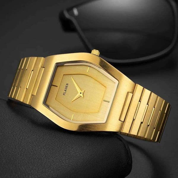 Valentine's Day Business Gold Watch for Men Luxury Fashion Stainelss Steel Quartz Wrtistwatch Top Brand Waterproof Clock Ultra Thin 26W0115