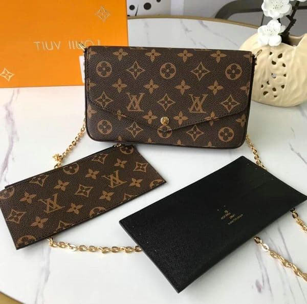 Luxury Designer Bag 3 Multi FELICIE POCHETTE Chain Handbag Crossbody Purse Fashion Women Shoulder Bags Lady Totes Wallet louisities vittonn bag viitton backpack A8