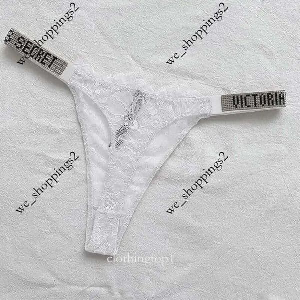Victoriasecret Womens Underwear Smooth Low Waist Sexy Thong Attractive Breathable Shiny And Comfortable Silk Female G-Strings T-Back Sport Panties