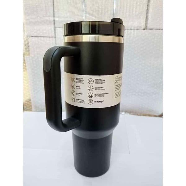 2025 New 2nd generation 40oz handle double-layer stainless steel thermal and cold insulation car cup Bingba cup 26W0116