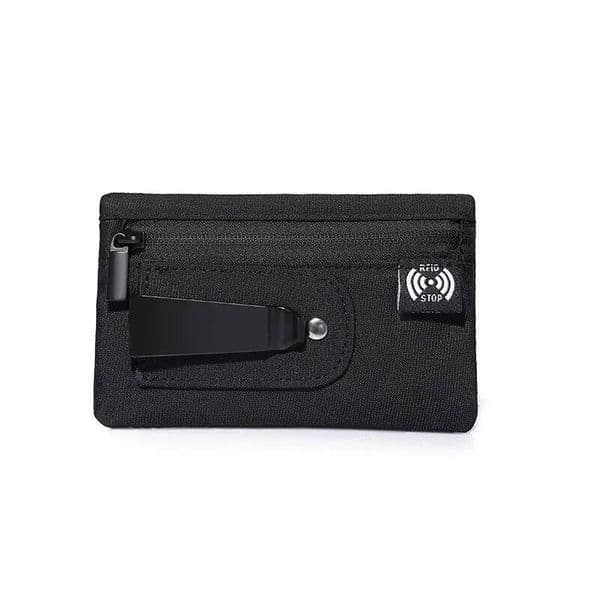 Bestseller Mini Coin Purse Simple Fabric Pouch with Zipper & Belt Clip Non-braided RFID Blocking Money Bag Organizer for Cash and Coins ddmybear