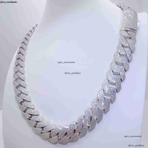 necklaces designer jewelry necklace cuban link Horizon Iced Out Pass Diamond Tester vvs Moissanite Jewelry Necklace chains for men IGI moissanite chain gift