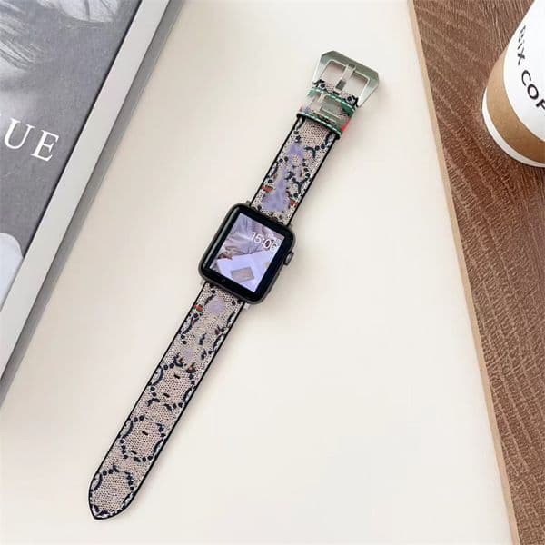 luxury LL designer Watchbands 38mm 40mm 41mm 42mm 44mm 45mm 46mm 49mm iwatch series 10 9 8 7 6 5 4 3 bands Leather Strap Bracelet Fashion Stripes watchband