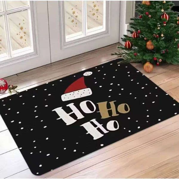 Merry Christmas English Suitable for Living Rooms Bedrooms Kitchens Offices Indoor and Outdoor Entrance Door Mats 26H0116