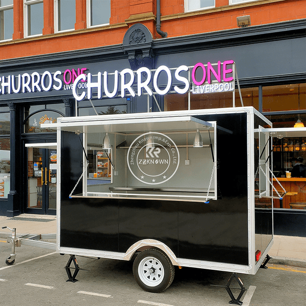 Mobile Food Cart Truck Street Catering Trailer Fully Equipped Coffee Truck Concession Mobile Food Truck With Full Kitchen