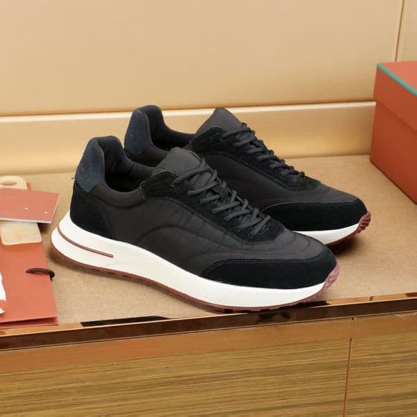 Top Luxury Brand Men Walk Sneakers Suede Leather Water-repellent Trainers Wind-resistant Ultra-lightweight Comfort Party Dress Casual Walking EU38-45 gftg0001