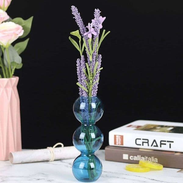Valentine's Day Romantic Glass Simple Creative Hydroponic Pot Funny Modern Spherical Flower Vase Gifts 26W0116