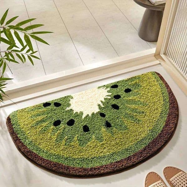 VIKAMA Fresh Fruit Carpet Bright Color Doormat Soft Absorbent Bathroom Bedroom Rug Home Decor Floor Mat 26H0116