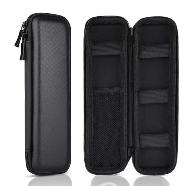 Black Leather Zipp Case Mini Slim Case Small EGo Carry Bag for Pen Lighter Tobacoo Pipe Tool 260115