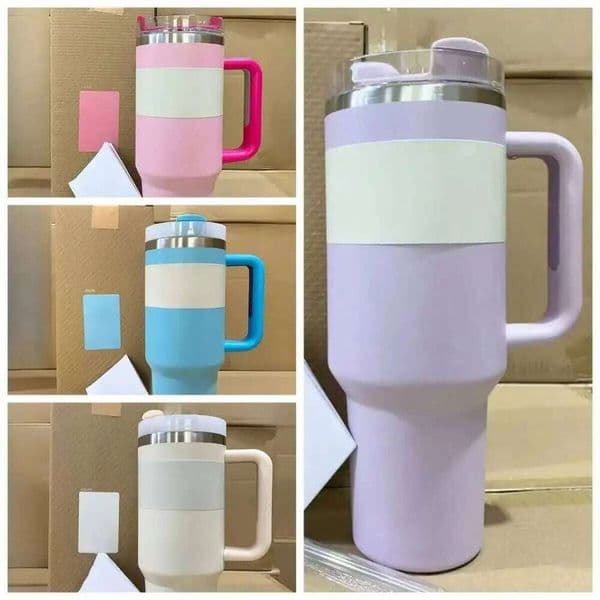 2025 New HOT Large Capacity 40Oz Stainless Steel Vacuum Flask - Insulated Tumbler Cup With Lids And Straws, Perfect For Travel 26Y0116