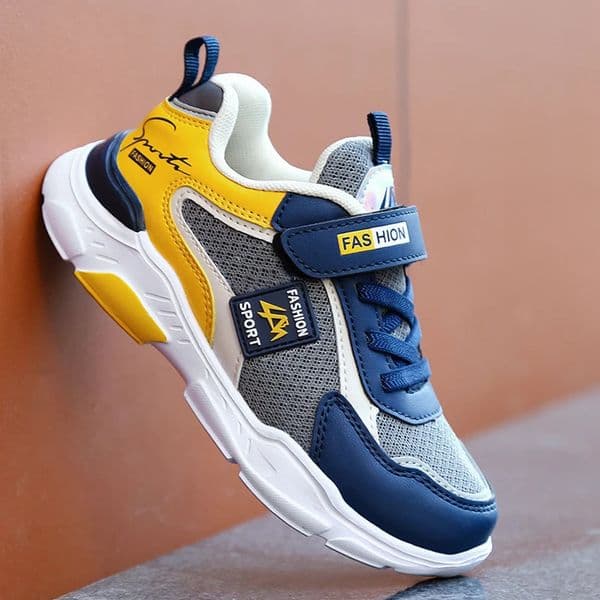 Kids Sneakers Children Casual Sports Shoes for Boys Breathable Summer Mesh Kids HookLoop Students Girls School Running Shoes260109BJ