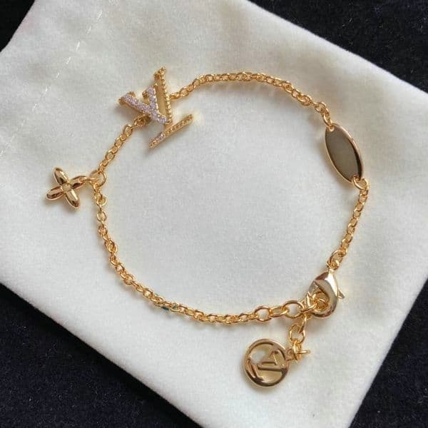 Lucky Clover Bracelet Designer Bracelet Luxury Gold Plated Chain Diamond Bracelets For Women Men Jewelry Gift