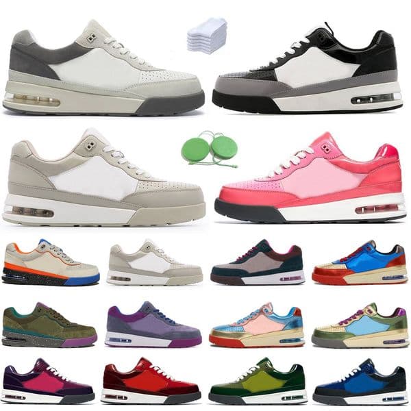 36-47 Road Sta Men Women Casual Shoes Designer Sneaker Patent Leather Black White Pink Purple Blue Green Beige Suede Pastel Grey Lady Platform Trainers Sneakers
