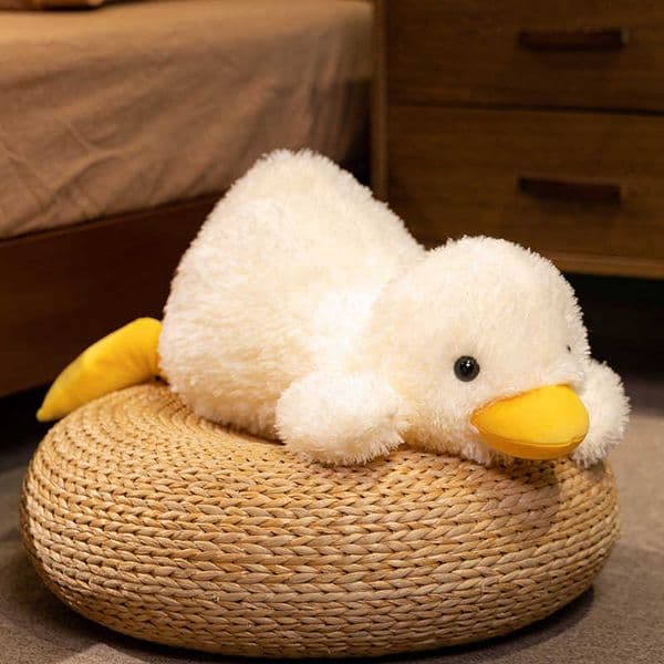Creative Lying Position Little White Duck Plush Toy Super Soft Doll for Children Baby Comfort Toy Girl Gift