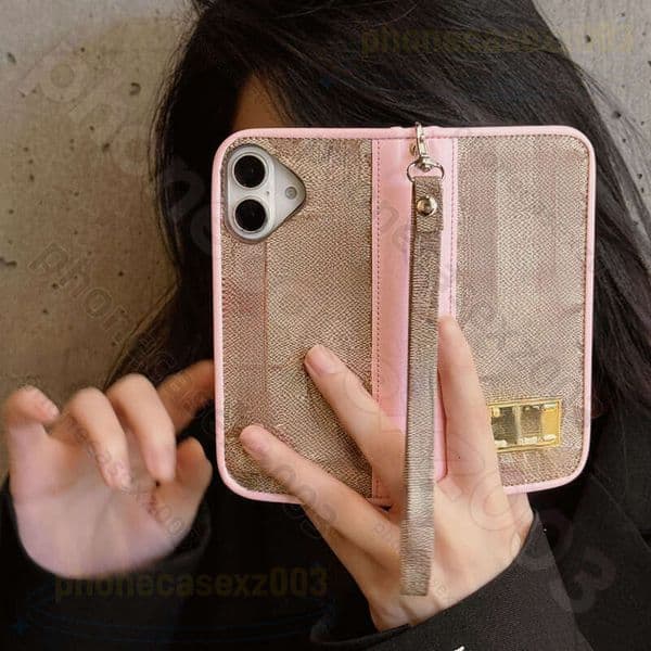 Coacher Case Phone Case Coachphone Cases Designer New 15 Pro Max Phone Case 14 Leather Cover Iphone 13 Protective Light Brown With Brown Accents Z260527