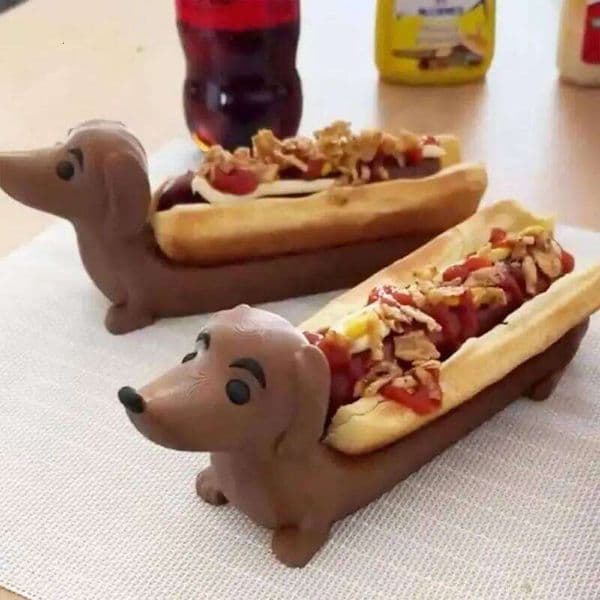Hot Dogs Sushi Serving Tray Candy Dish Dachshund Dinner Plat Cute Shaped Sandwiches Puppy Dinnerplate Home Decor 26Y0117