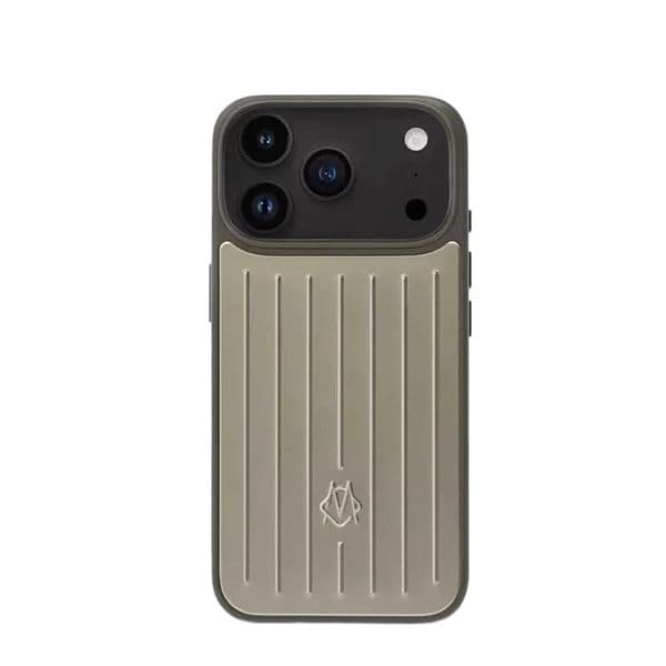 Brown Phone Case Suitcase Designer iPhone Case for iPhone 17 Pro Max 16 15 14 13 Polycarbonate Aluminum Alloy MagSafe Weave Cover Coque Funda Titanium