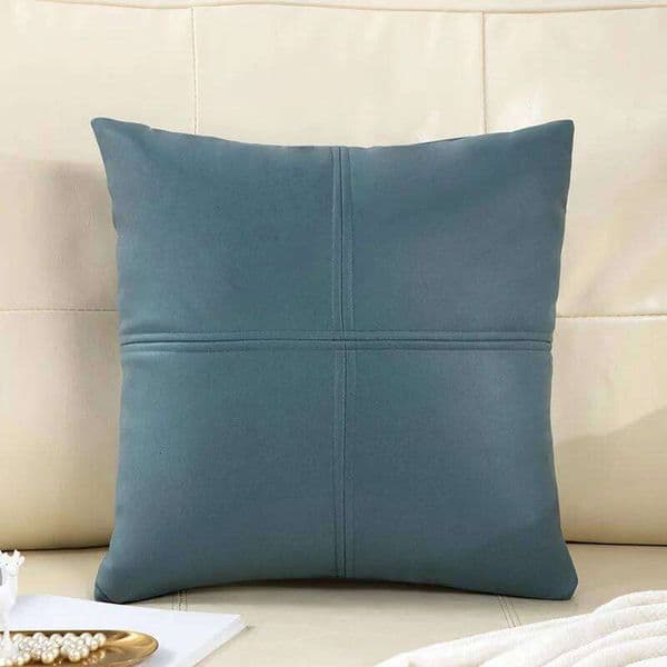 Pillow Case 2026 New light luxury simulation leather thickened technology cloth waterproof throw living room sofa cushion rectangula 26W0117